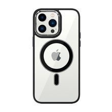 Заредете изображение във визуализатора на галерията – Tel Protect Magnetic Clear Case for Iphone 15 Pro Max Black
