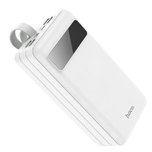 Заредете изображение във визуализатора на галерията – Hoco power bank 60 000mah with flash light + pd22,5w + qc3.0 j86b white - TopMag
