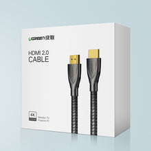 Заредете изображение във визуализатора на галерията – Ugreen cable HDMI 2.0 4K 60Hz 1m gray (HD131)
