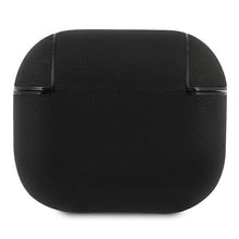 Заредете изображение във визуализатора на галерията – BMW BMA3SSLBK AirPods 3 cover czarny/black Geniune Leather Silver Logo - TopMag
