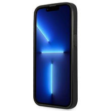 Заредете изображение във визуализатора на галерията – Guess GUHCP13LPSATLK iPhone 13 Pro / 13 6.1 "black / black hardcase SaffianoTriangle Logo - TopMag
