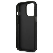 Заредете изображение във визуализатора на галерията – Guess GUHCP13LPSATLK iPhone 13 Pro / 13 6.1 "black / black hardcase SaffianoTriangle Logo - TopMag

