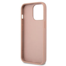 Заредете изображение във визуализатора на галерията – Guess GUHCP13LPSATLP iPhone 13 Pro / 13 6,1" różowy/pink hardcase SaffianoTriangle Logo - TopMag
