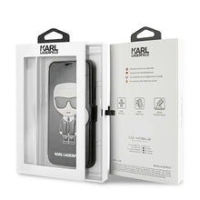 Заредете изображение във визуализатора на галерията – Karl Lagerfeld KLFLBKSN65FIKPUBK iPhone 11 Pro Max czarny/black book Full Body - TopMag
