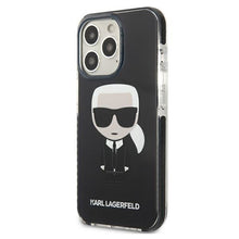 Заредете изображение във визуализатора на галерията – Karl Lagerfeld KLHCP13LTPEIKK iPhone 13 Pro / 13 6,1" hardcase czarny/black Iconik Karl - TopMag
