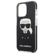 Заредете изображение във визуализатора на галерията – Karl Lagerfeld KLHCP13LTPEIKK iPhone 13 Pro / 13 6,1" hardcase czarny/black Iconik Karl - TopMag
