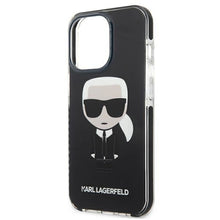 Заредете изображение във визуализатора на галерията – Karl Lagerfeld KLHCP13XTPEIKK iPhone 13 Pro Max 6,7" hardcase czarny/black Iconik Karl - TopMag
