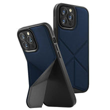 Заредете изображение във визуализатора на галерията – UNIQ etui Transforma iPhone 13 Pro Max 6,7" niebieski/electric blue MagSafe - TopMag
