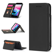 Заредете изображение във визуализатора на галерията – Magnet Card Case for iPhone SE 2022 / SE 2020 / iPhone 8 / iPhone 7 Pouch Wallet Card Holder Black - TopMag
