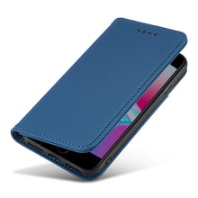 Заредете изображение във визуализатора на галерията – Magnet Card Case for iPhone SE 2022 / SE 2020 / iPhone 8 / iPhone 7 Cover Card Wallet Card Holder Blue - TopMag
