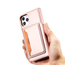 Заредете изображение във визуализатора на галерията – Magnet Card Case for iPhone 12 Pouch Card Wallet Card Stand Pink - TopMag
