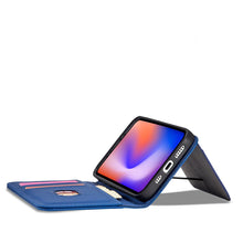 Заредете изображение във визуализатора на галерията – Magnet Card Case for iPhone 12 Pro Max Pouch Card Wallet Card Holder Blue - TopMag
