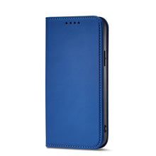 Заредете изображение във визуализатора на галерията – Magnet Card Case for iPhone 13 mini cover card wallet card stand blue - TopMag
