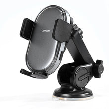 Заредете изображение във визуализатора на галерията – Joyroom car holder with 15W inductive charger for dashboard black (JR-ZS299)
