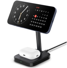 Заредете изображение във визуализатора на галерията – Spigen ArcField PF2100 Stand with MagSafe Charger - Black
