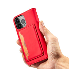 Заредете изображение във визуализатора на галерията – Magnet Card Case for iPhone 13 Pro Pouch Card Wallet Card Holder Red - TopMag
