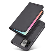 Заредете изображение във визуализатора на галерията – Magnet Card Case for iPhone 13 Pro Max Pouch Card Wallet Card Holder Black - TopMag
