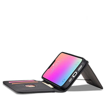Заредете изображение във визуализатора на галерията – Magnet Card Case for iPhone 13 Pro Max Pouch Card Wallet Card Holder Black - TopMag
