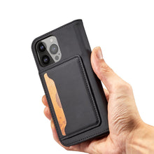 Заредете изображение във визуализатора на галерията – Magnet Card Case for iPhone 13 Pro Max Pouch Card Wallet Card Holder Black - TopMag
