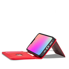 Заредете изображение във визуализатора на галерията – Magnet Card Case for iPhone 13 Pro Max Pouch Card Wallet Card Holder Red - TopMag
