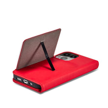 Заредете изображение във визуализатора на галерията – Magnet Card Case for iPhone 13 Pro Max Pouch Card Wallet Card Holder Red - TopMag
