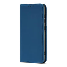 Заредете изображение във визуализатора на галерията – Magnet Card Case For Samsung Galaxy A12 5G Pouch Wallet Card Holder Blue - TopMag

