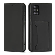 Заредете изображение във визуализатора на галерията – Magnet Card Case Case for Samsung Galaxy A53 5G Pouch Wallet Card Holder Black - TopMag
