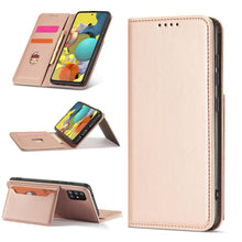Заредете изображение във визуализатора на галерията – Magnet Card Case Case for Xiaomi Redmi Note 11 Pouch Wallet Card Holder Pink - TopMag

