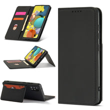 Заредете изображение във визуализатора на галерията – Magnet Card Case Case for Xiaomi Redmi Note 11 Pro Pouch Wallet Card Holder Black - TopMag
