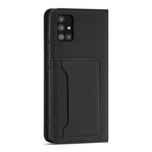 Заредете изображение във визуализатора на галерията – Magnet Card Case Case for Xiaomi Redmi Note 11 Pro Pouch Wallet Card Holder Black - TopMag
