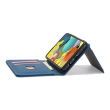 Заредете изображение във визуализатора на галерията – Magnet Card Case for Xiaomi Redmi Note 11 Pro Pouch Card Wallet Card Holder Blue - TopMag
