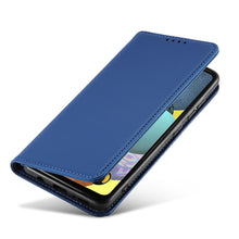 Заредете изображение във визуализатора на галерията – Magnet Card Case for Xiaomi Redmi Note 11 Pro Pouch Card Wallet Card Holder Blue - TopMag

