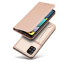 Заредете изображение във визуализатора на галерията – Magnet Card Case Case for Xiaomi Redmi Note 11 Pro Pouch Wallet Card Holder Pink - TopMag
