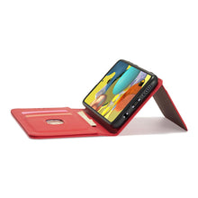 Заредете изображение във визуализатора на галерията – Magnet Card Case Case for Xiaomi Redmi Note 11 Pro Pouch Wallet Card Holder Card Stand Red - TopMag
