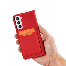 Заредете изображение във визуализатора на галерията – Magnet Card Case Case for Samsung Galaxy S22 Pouch Wallet Card Holder Red - TopMag
