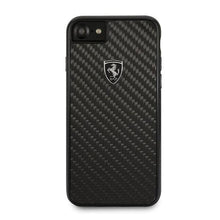 Заредете изображение във визуализатора на галерията – Ferrari Hardcase FEHCAHCI8BK iPhone 7/8 SE 2020 / SE 2022 black/black Carbon Heritage
