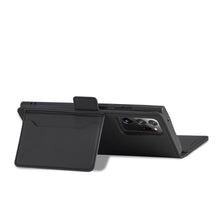 Заредете изображение във визуализатора на галерията – Magnet Card Case Case for Samsung Galaxy S22 Ultra Pouch Wallet Card Holder Black - TopMag
