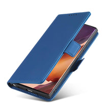 Заредете изображение във визуализатора на галерията – Magnet Card Case Case for Samsung Galaxy S22 Ultra Cover Card Wallet Card Holder Blue - TopMag
