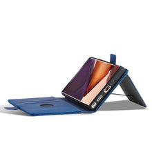 Заредете изображение във визуализатора на галерията – Magnet Card Case Case for Samsung Galaxy S22 Ultra Cover Card Wallet Card Holder Blue - TopMag
