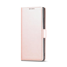 Заредете изображение във визуализатора на галерията – Magnet Card Case Case for Samsung Galaxy S22 Ultra Cover Card Wallet Card Stand Pink - TopMag
