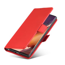 Заредете изображение във визуализатора на галерията – Magnet Card Case Case for Samsung Galaxy S22 Ultra Pouch Wallet Card Holder Red - TopMag
