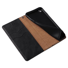 Заредете изображение във визуализатора на галерията – Magnet Strap Case Case for iPhone SE 2022 / SE 2020 / iPhone 8 / iPhone 7 Pouch Wallet + Mini Lanyard Pendant Black - TopMag
