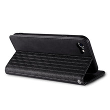 Заредете изображение във визуализатора на галерията – Magnet Strap Case Case for iPhone SE 2022 / SE 2020 / iPhone 8 / iPhone 7 Pouch Wallet + Mini Lanyard Pendant Black - TopMag
