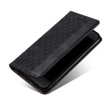 Заредете изображение във визуализатора на галерията – Magnet Strap Case Case for iPhone SE 2022 / SE 2020 / iPhone 8 / iPhone 7 Pouch Wallet + Mini Lanyard Pendant Black - TopMag
