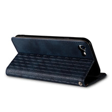 Заредете изображение във визуализатора на галерията – Magnet Strap Case Case for iPhone SE 2022 / SE 2020 / iPhone 8 / iPhone 7 Pouch Wallet + Mini Lanyard Pendant Blue - TopMag
