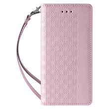 Заредете изображение във визуализатора на галерията – Magnet Strap Case Case for iPhone SE 2022 / SE 2020 / iPhone 8 / iPhone 7 Pouch Wallet + Mini Lanyard Pendant Pink - TopMag
