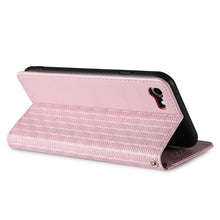 Заредете изображение във визуализатора на галерията – Magnet Strap Case Case for iPhone SE 2022 / SE 2020 / iPhone 8 / iPhone 7 Pouch Wallet + Mini Lanyard Pendant Pink - TopMag
