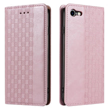 Заредете изображение във визуализатора на галерията – Magnet Strap Case Case for iPhone SE 2022 / SE 2020 / iPhone 8 / iPhone 7 Pouch Wallet + Mini Lanyard Pendant Pink - TopMag
