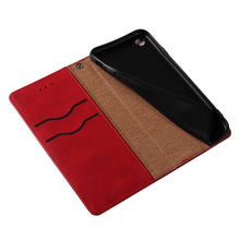 Заредете изображение във визуализатора на галерията – Magnet Strap Case Case for iPhone SE 2022 / SE 2020 / iPhone 8 / iPhone 7 Pouch Wallet + Mini Lanyard Pendant Red - TopMag
