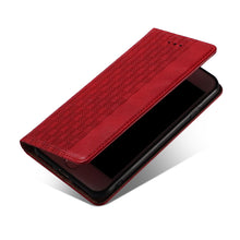 Заредете изображение във визуализатора на галерията – Magnet Strap Case Case for iPhone SE 2022 / SE 2020 / iPhone 8 / iPhone 7 Pouch Wallet + Mini Lanyard Pendant Red - TopMag
